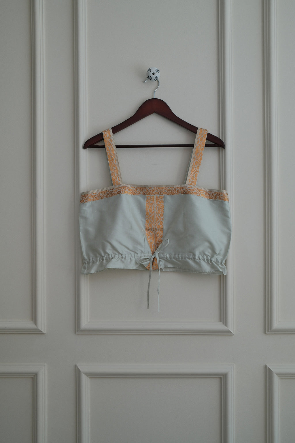 Lata Camisole in Seafoam · Gold Gunaa on Paat Silk