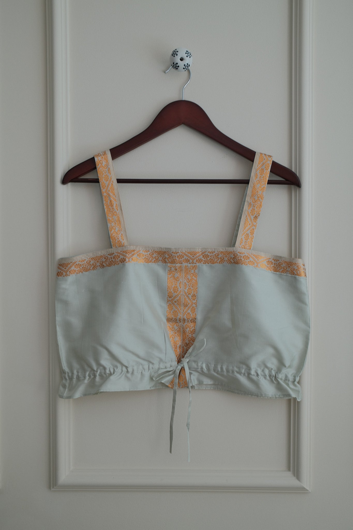 Lata Camisole in Seafoam · Gold Gunaa on Paat Silk