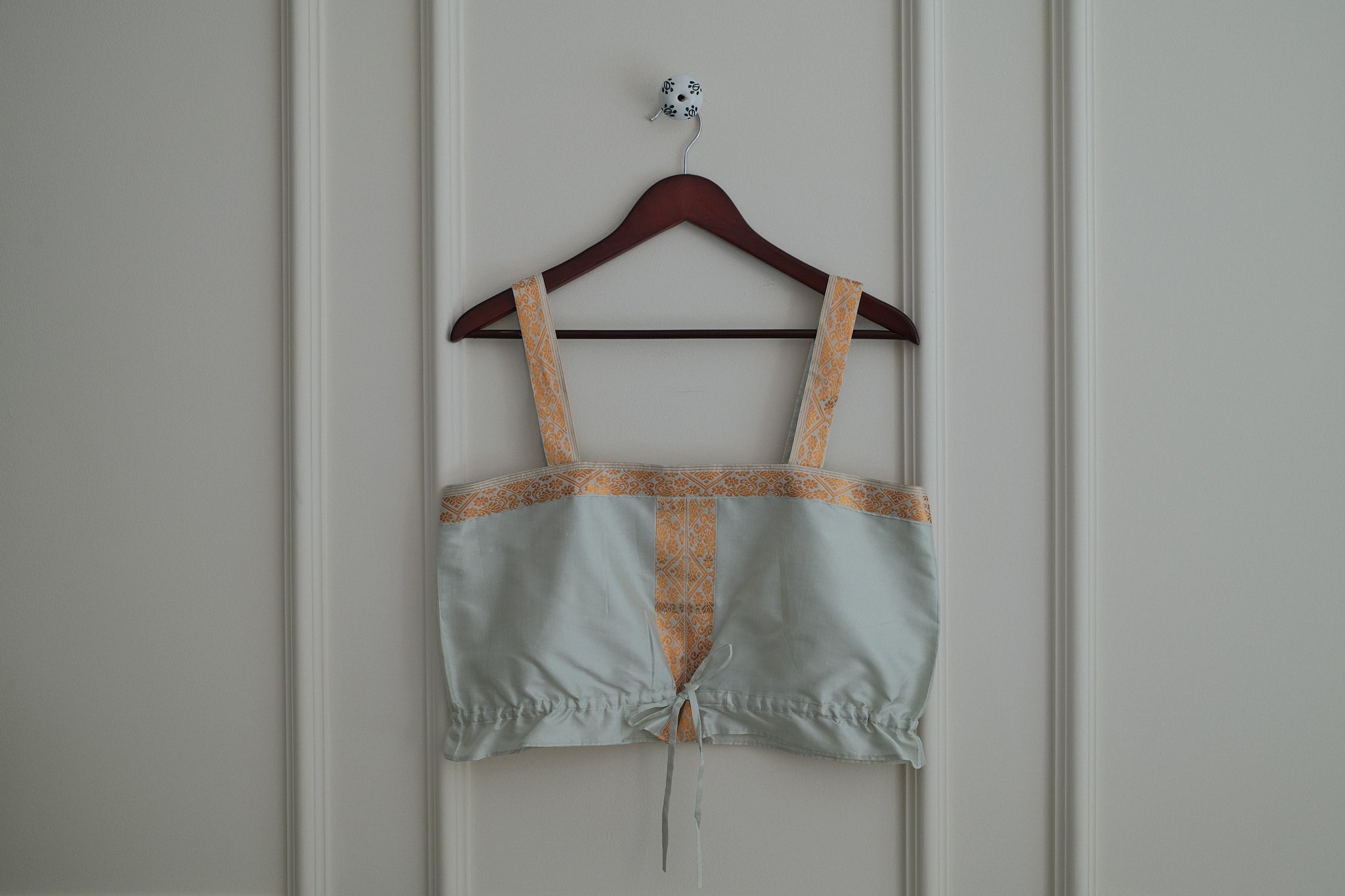 Lata Camisole in Seafoam · Gold Gunaa on Paat Silk