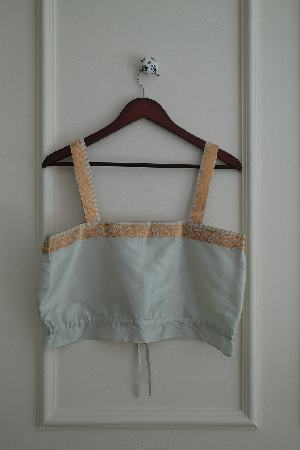 Lata Camisole in Seafoam · Gold Gunaa on Paat Silk