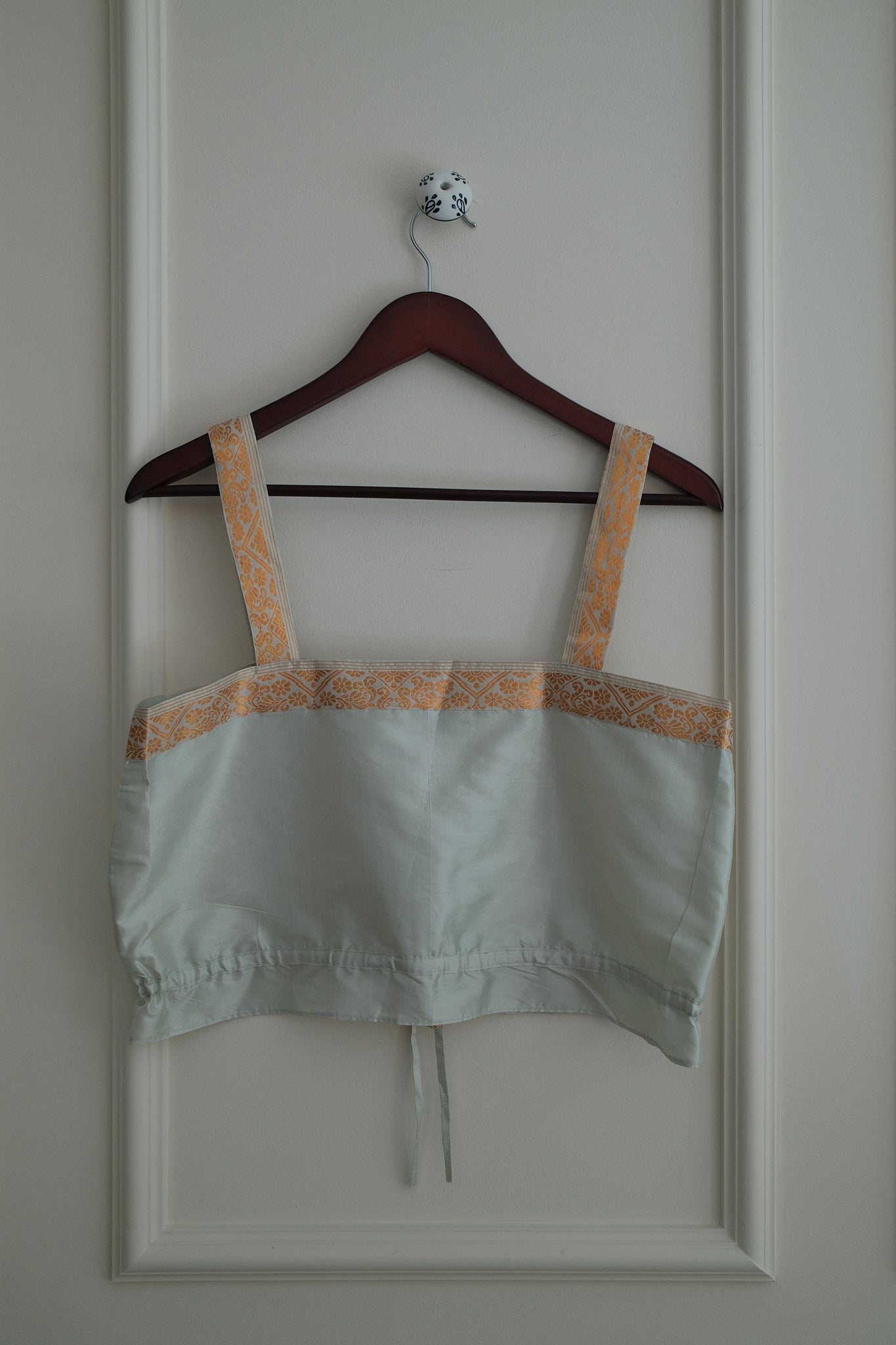 Lata Camisole in Seafoam · Gold Gunaa on Paat Silk